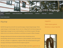 Tablet Screenshot of eris-massage.nl